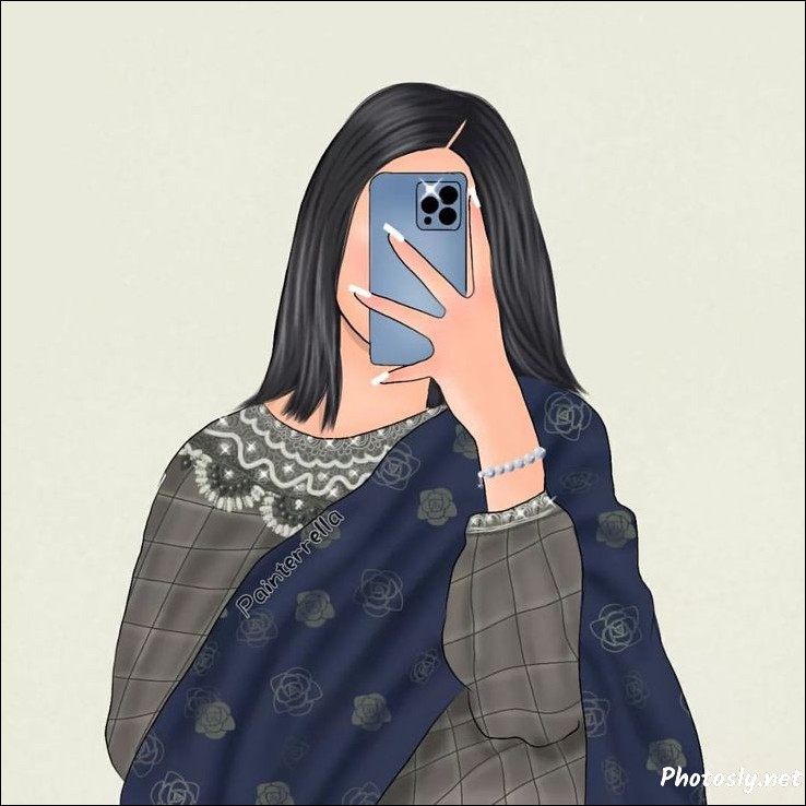 stylish-cartoon-dp-for-girls