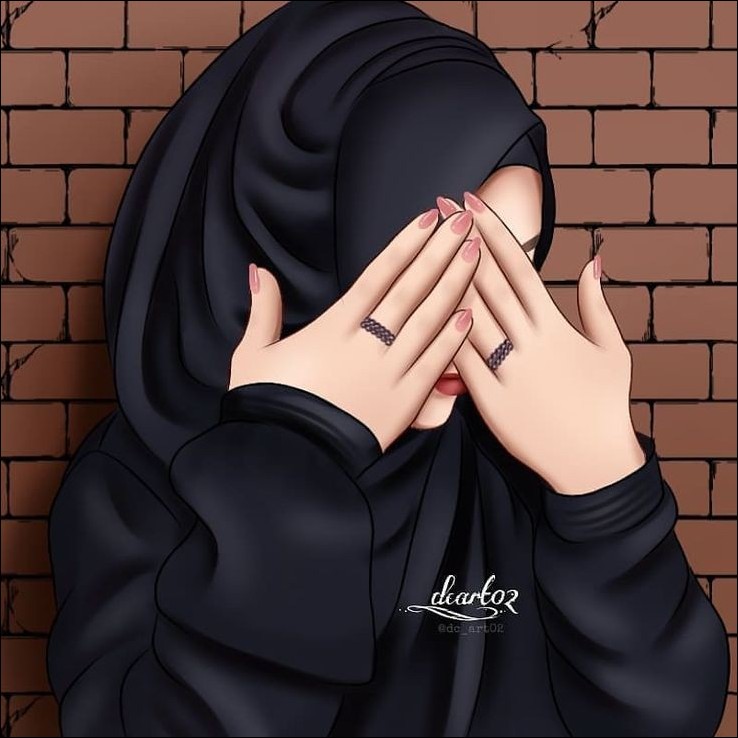 hijab-girl-dp-cartoon hijab-girl-dp-cartoon