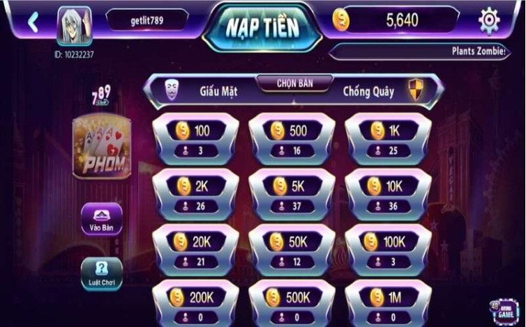 Overview of Phom Game 789Club
