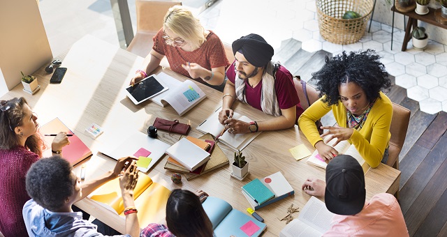 Diverse Group People Working Together Concept