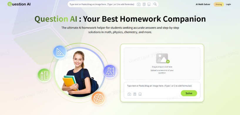 Personalized Homework Helper and Interactive Tutor AI Math Solver
