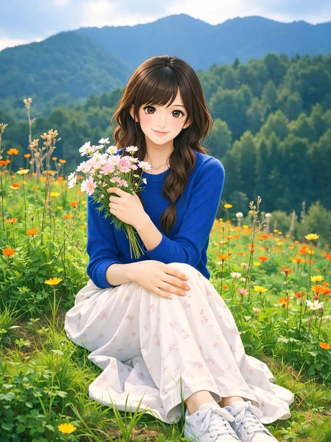 Attitude Cartoon Girl DPZ