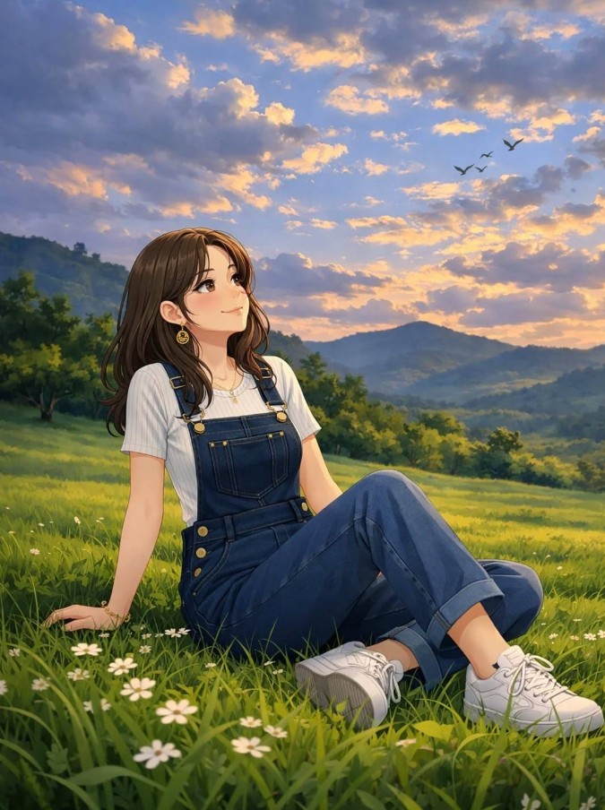 Attitude Cartoon Girl DPZ