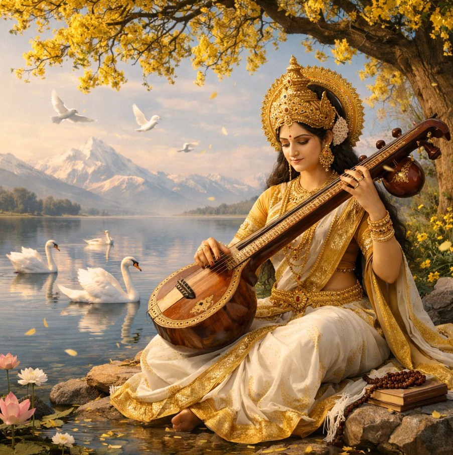 [+] Sarswati Maa Pic- DP- Photos- Images & Wallpapers ()