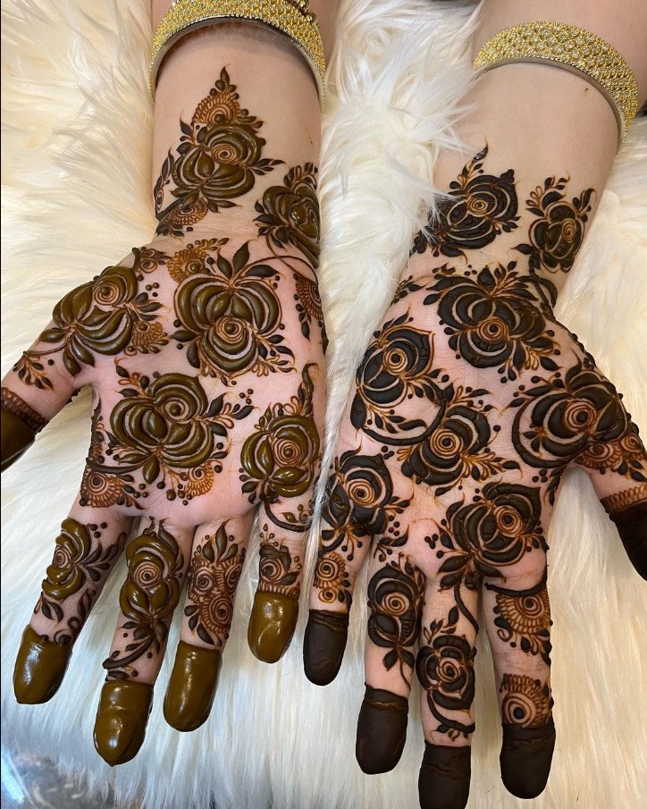 Front Hand Mehndi Design