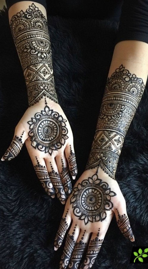 Front Hand Mehndi Design