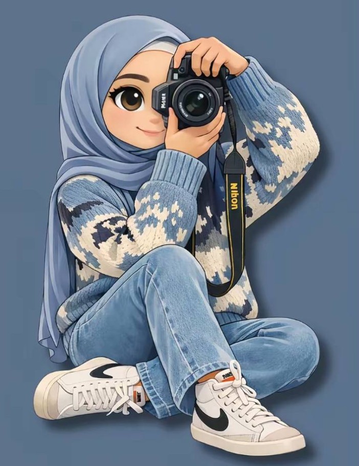 Attitude Cartoon Girl DPZ