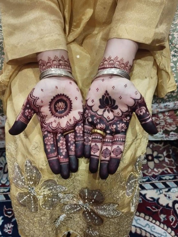 Front Hand Mehndi Design