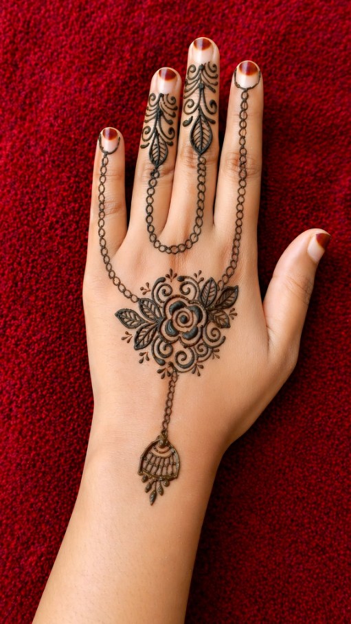 Finger Mehndi Design