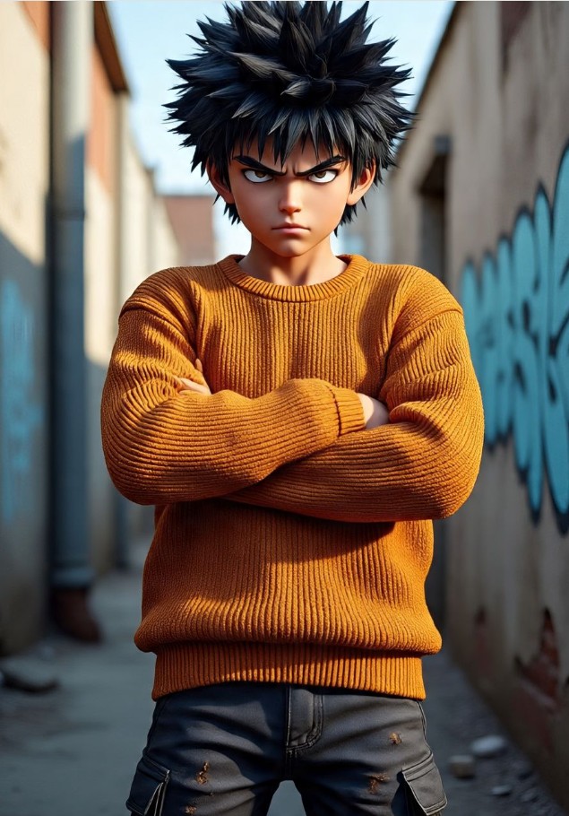 Attitude Cartoon Boy DP